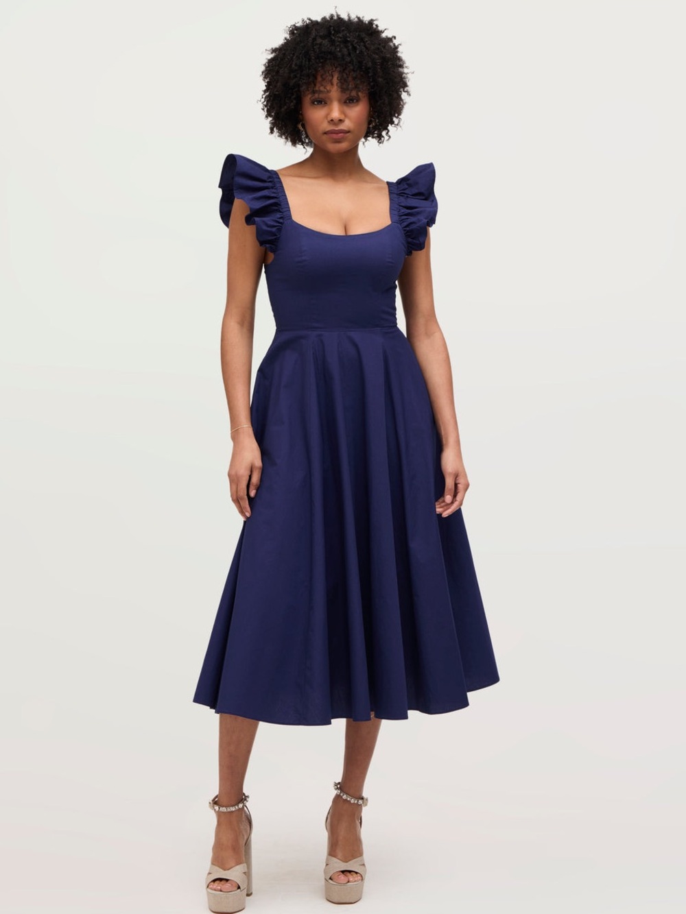 Hill House Daphne Dress in Navy Blue Size S